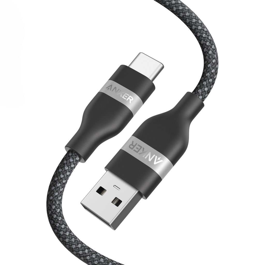Anker USB-A to USB-C Cable (3 ft/6 ft, Upcycled-Braided)